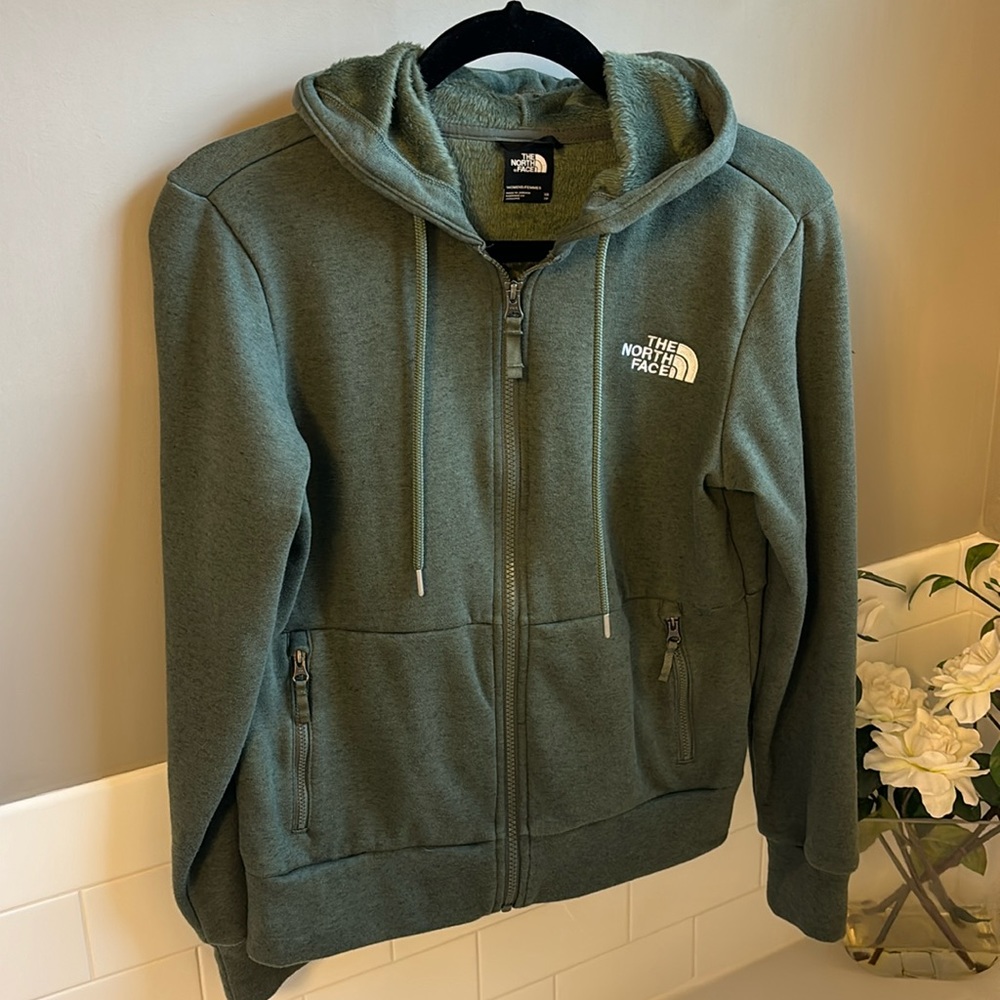 New without tags Green North Face zip up